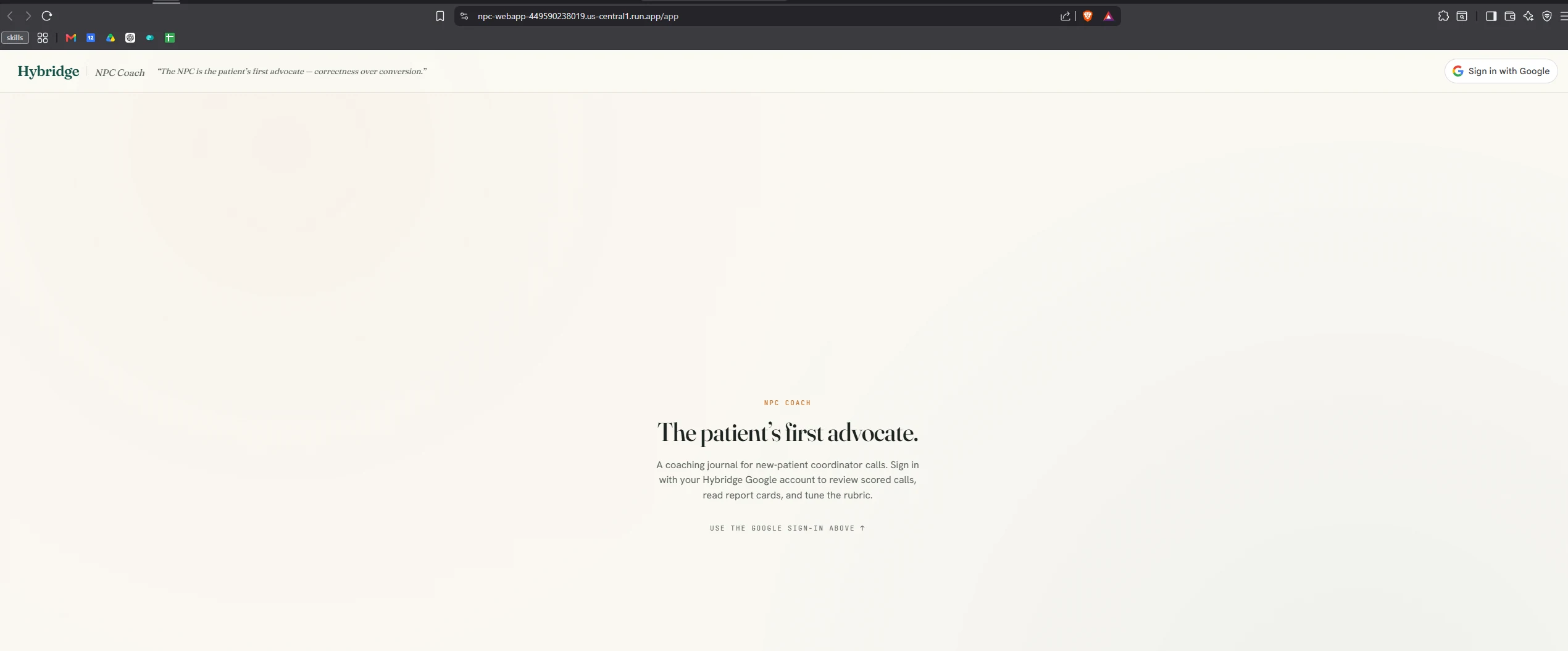 Welcome · the patients first advocate